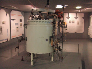 A 1957 fermentor used to get penicillin in the London Science Museum. | The Wire