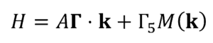 H = A𝛤 ∙ k + 𝛤₅M (k)