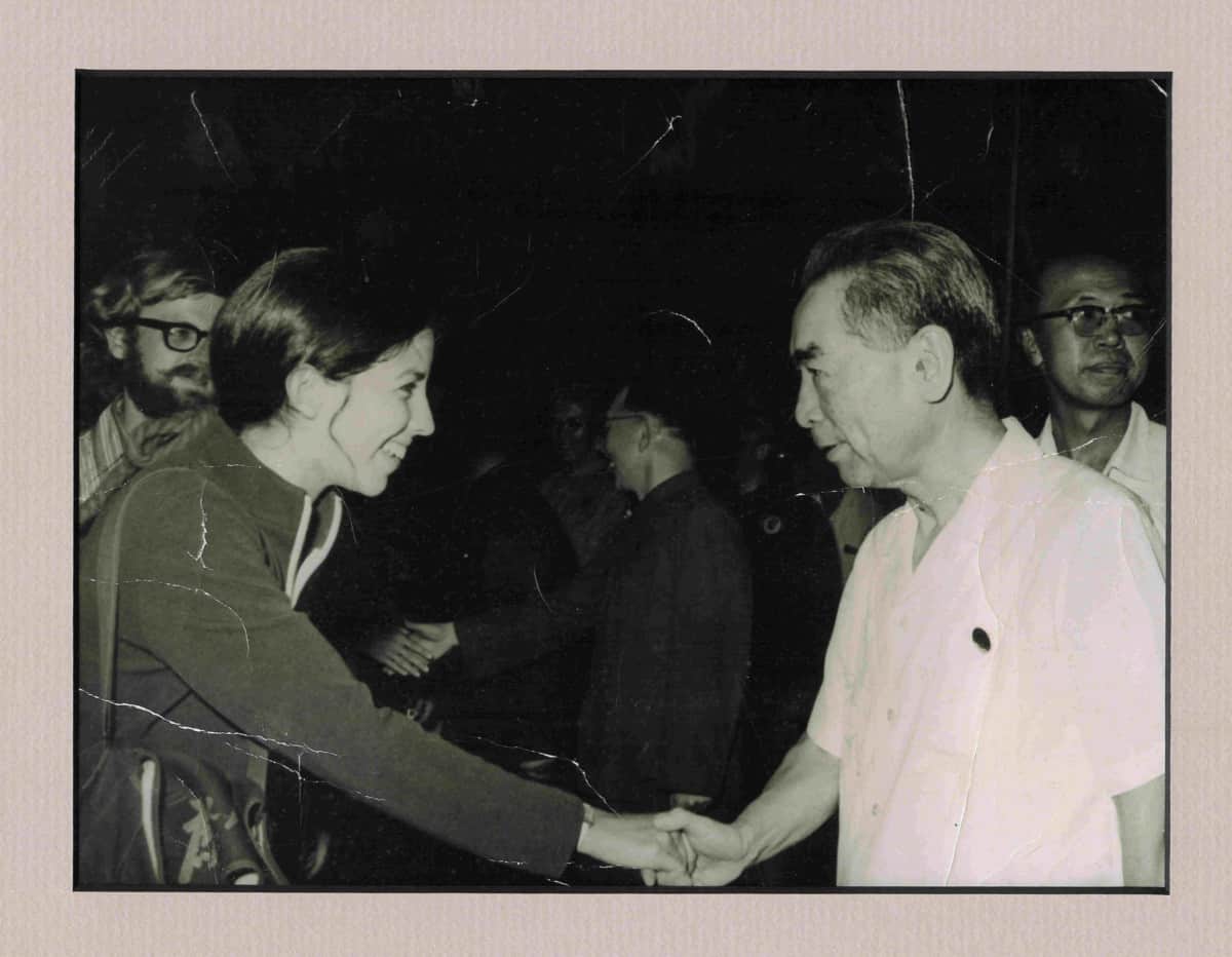 Susan Shirk with Zhou Enlai