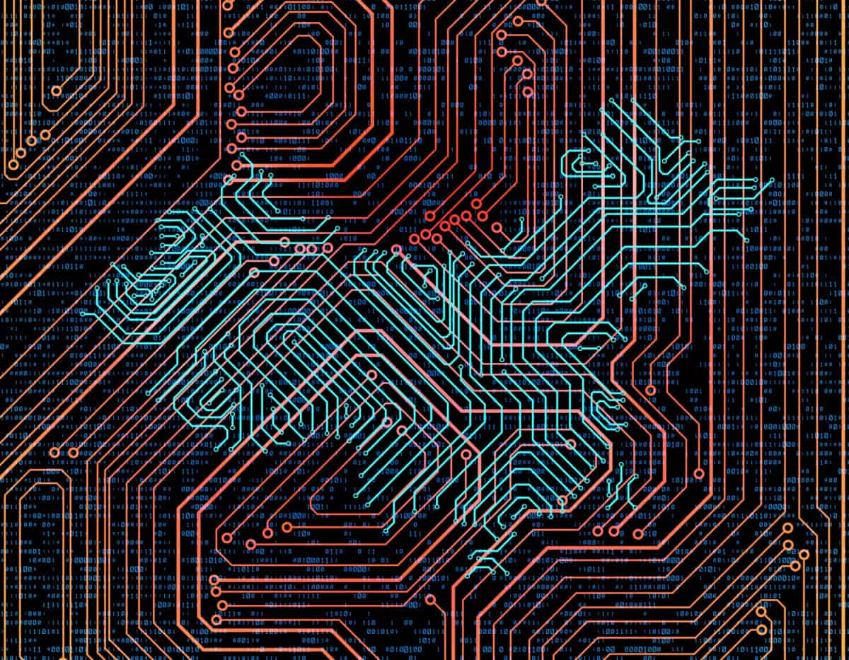 circuit board illustration