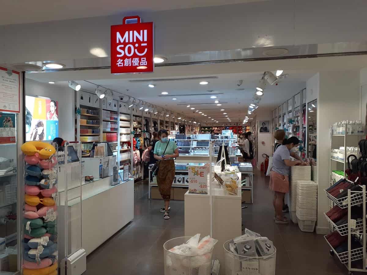 Miniso storefront