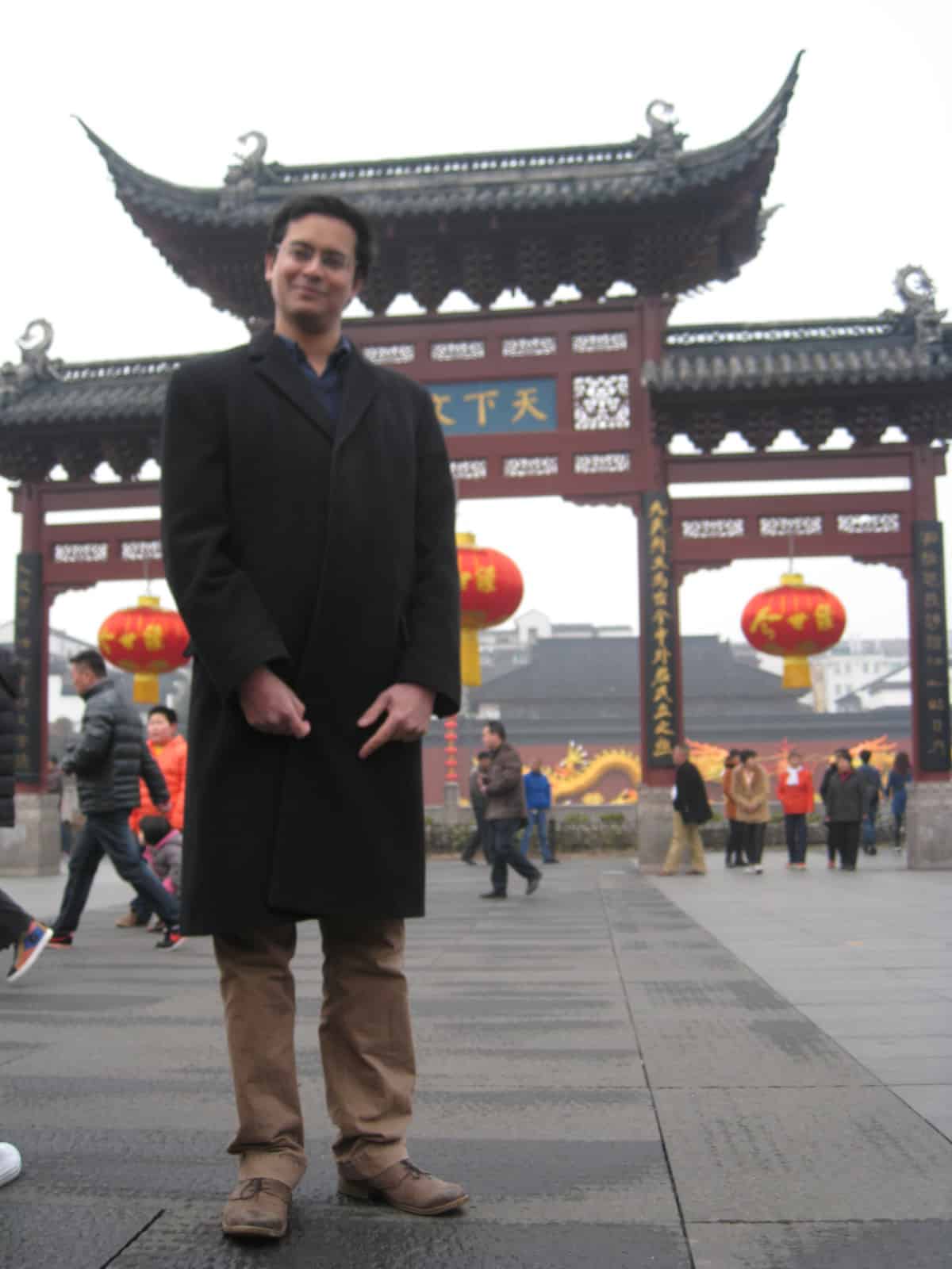 Rana Mitter in Nanjing.
