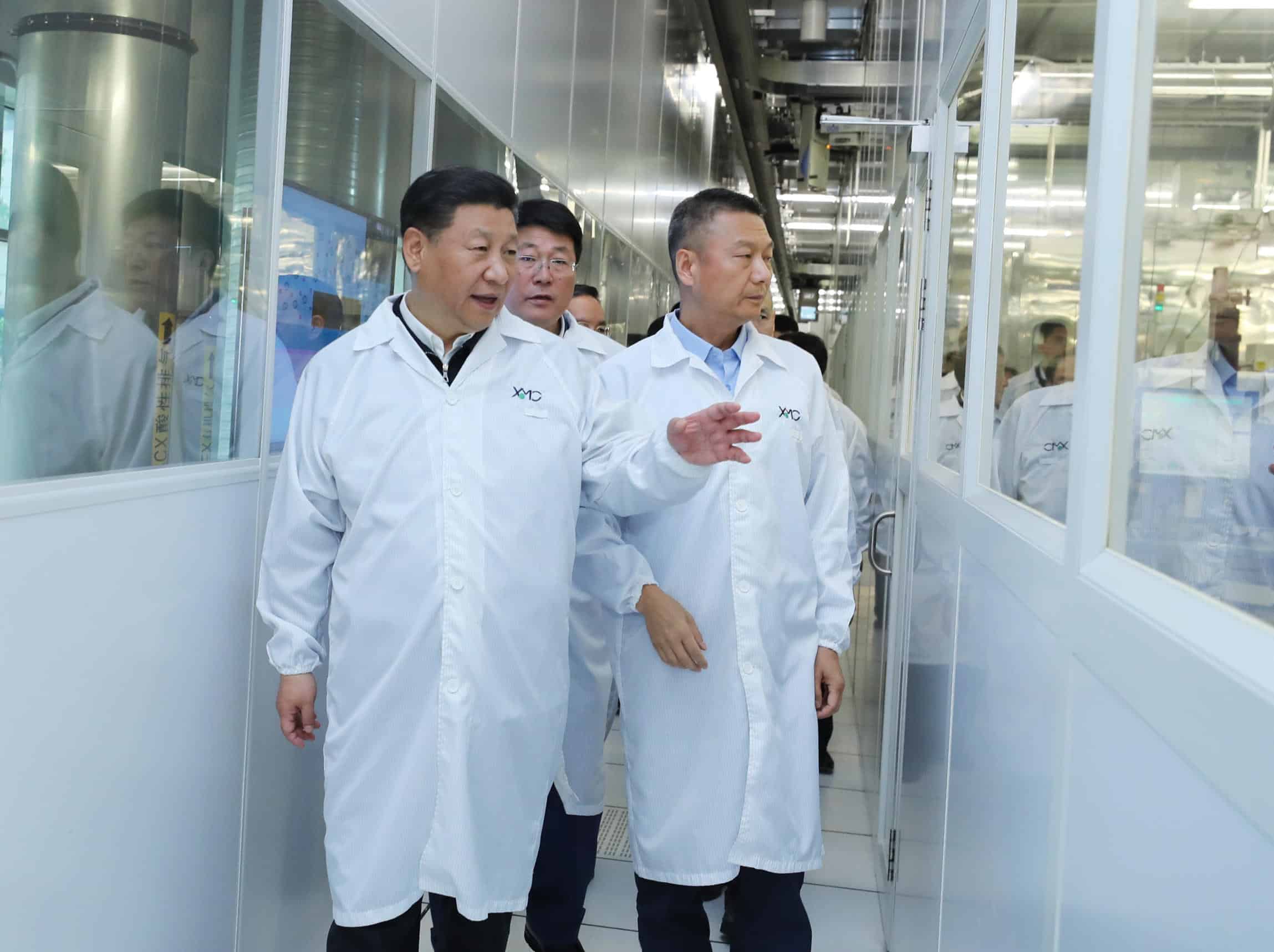 Xi Jinping visits Wuhan Xinxin Semiconductor Manufacturing Corp