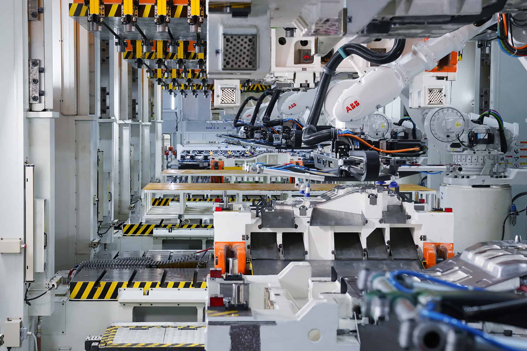 Industrial robots.
