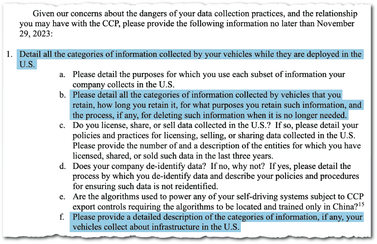 Chinese autonomous vehicle