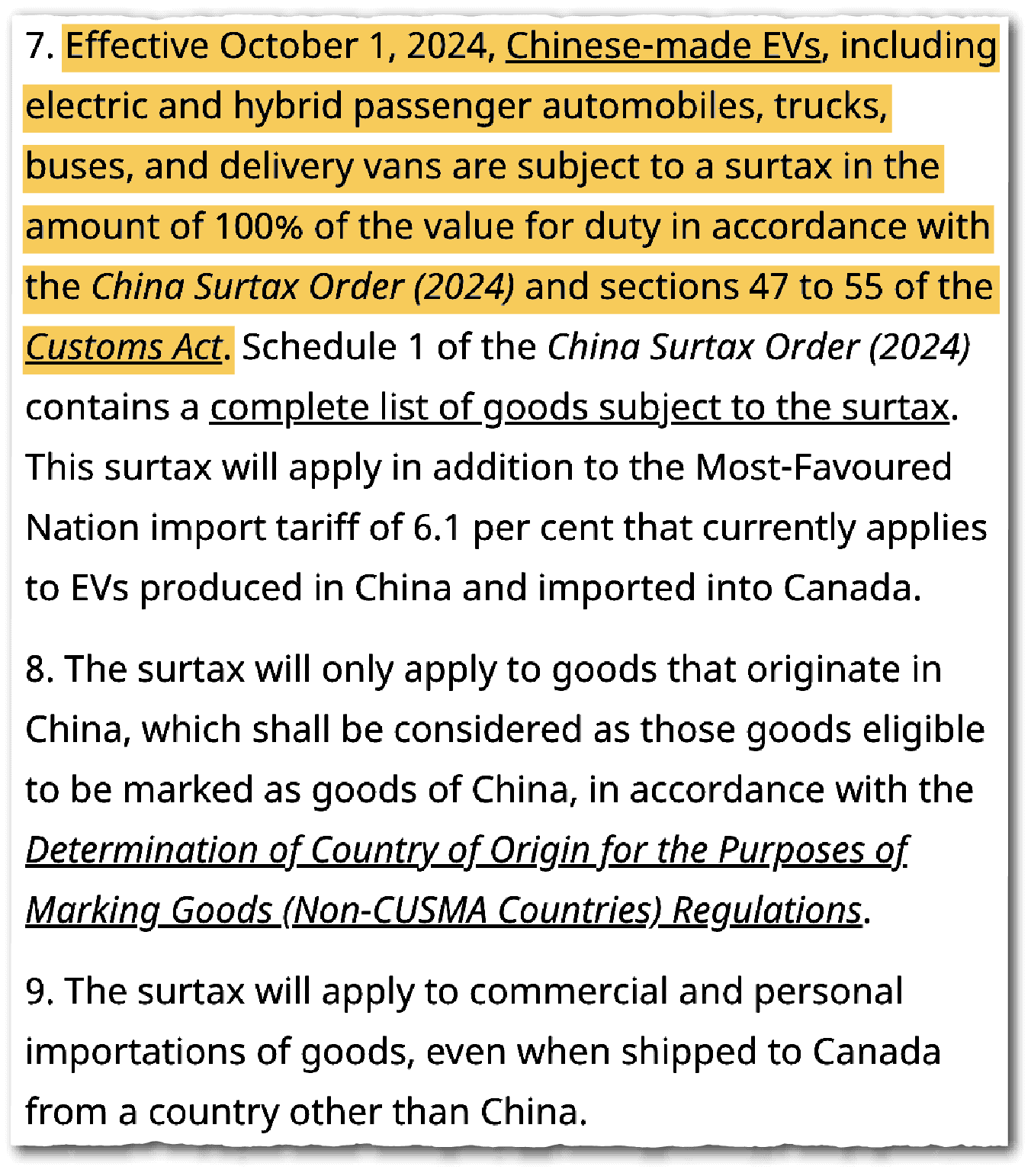 canada china EVs